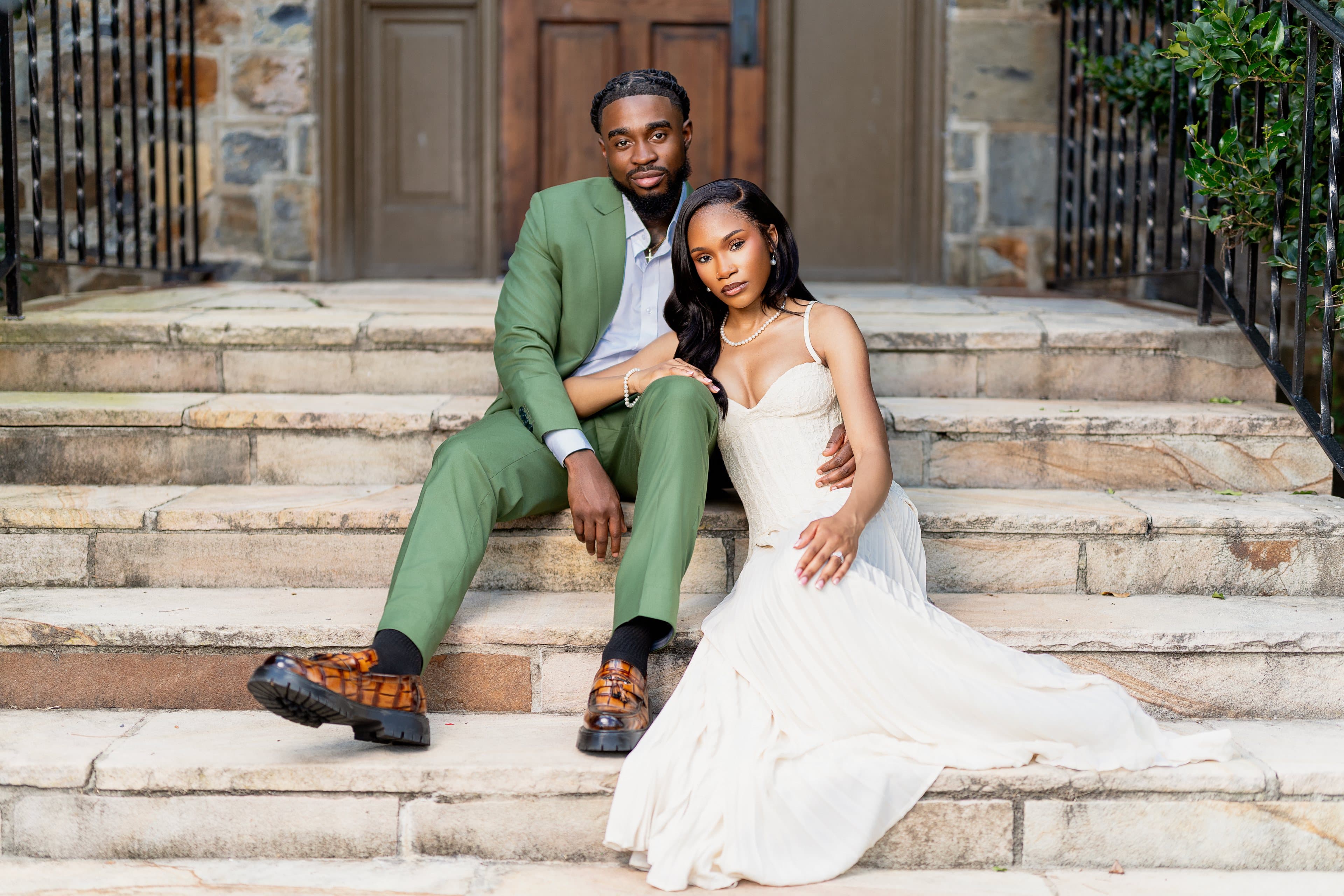 “On the steps” / Tay + Kennedy