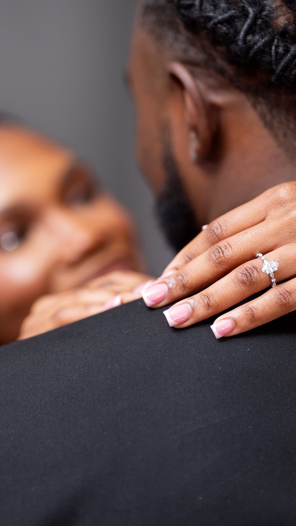 The ring, just placed